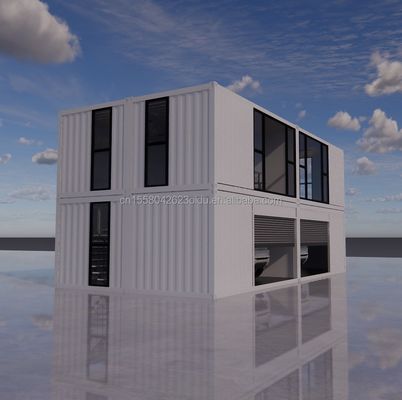 Customizable Flat Package Prefabricated House with Modern Design Style and Aluminum Alloy Windows